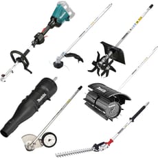 Makita DUX60 Twin 18v LXT Cordless Brushless Split Shaft Garden Multi Tool Set