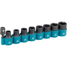 Makita 9 Piece 1/2" Drive Impact Socket Set