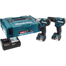 Makita CLX205AJ 12v Max CXT Cordless Brushless Combi Drill and Impact Driver Kit