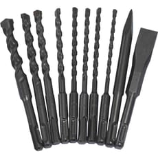Sirius 10 Piece SDS Plus Drill Bit and Chisel Set