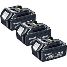 Makita BL1850B 18v Cordless Li-ion Battery 5ah Pack of 3