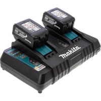 Makita DC18RD 18v Twin Charger and 2 Li-ion Batteries 3ah 