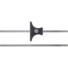 Moore & Wright Reversible Base Depth Gauge Metric 
