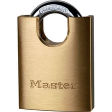 Masterlock Solid Brass Padlock and Closed Shackle