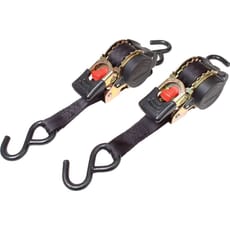 Masterlock 2 Piece Ratchet Tie Down Strap Set