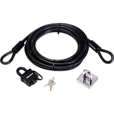 Masterlock Cable Lock and Anchor Garden Security Kit