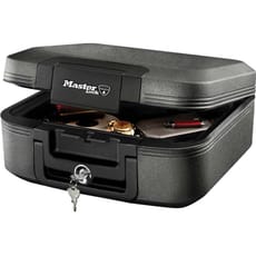 Master Lock Medium Key Locking Fire and Water Chest