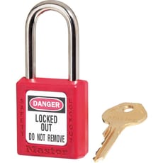 MasterLock Red Lockout Padlock