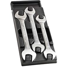 Facom MOD.44-2 3 Piece Double Open Ended Spanner Set In Module Tray