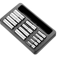 Facom MOD.HLB 13 Piece 1/2" Drive Deep Hexagon Socket Set in Module Tray