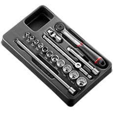 Facom MOD.J161-212U 16 Piece 3/8" Drive Bi Hexagon Socket Set Imperial