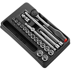 Facom MOD.J360-36 20 Piece 3/8" Drive Hexagon Socket Set