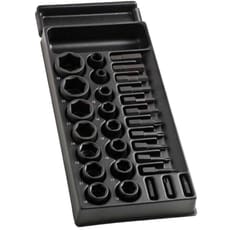 Facom 29 Piece 1/2" Drive Hexagon Impact Socket and Screwdriver Bit Set in Module Tray