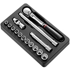 Facom MOD.SL161-112U 15 Piece 1/2" Drive Bi Hexagon Socket Set