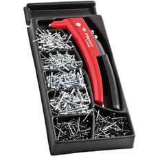 Facom Riveter and Rivets in Plastic Module Tray