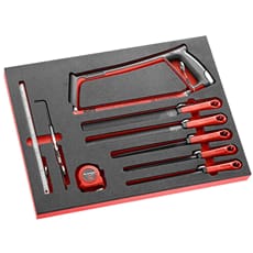 Facom MODM.601SLS 9 Piece SLS Metalwork Tool Kit in Foam Module