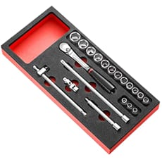 Facom MODM.JL161-36 20 Piece 3/8" Drive Hexagon Socket Set