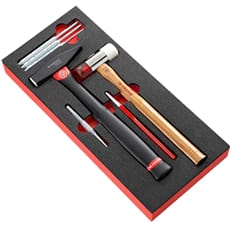Facom MODM.MI7 7 Piece Hammer and Punch Set in Foam Tray