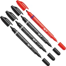 Markal 4 Pack Dura-Ink Dual Tip Permanent Markers