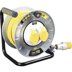 Masterplug Pro XT Metal Cable Reel 110 Volt