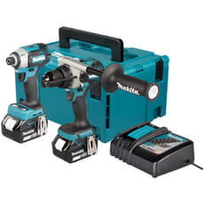 Makita DLX2566TJ 18v LXT Cordless Brushless Combi Drill and Impact Driver Kit