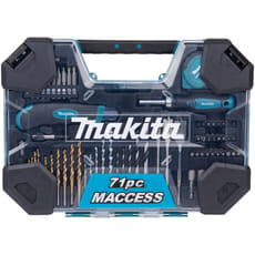 Makita MACCESS 78 Piece Hand Tool Kit and Power Tool Accessory Set