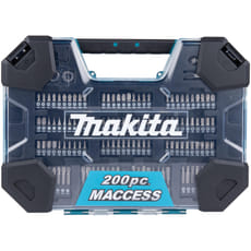Makita MACCESS 200 Piece Hand Tool Kit and Power Tool Accessory Set