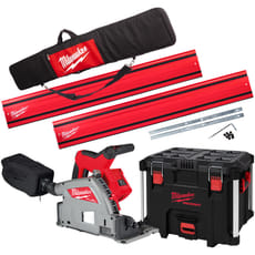 Milwaukee M18 FPS55 Fuel 18v Cordless Brushless Plunge Saw and Guide Rail Kit
