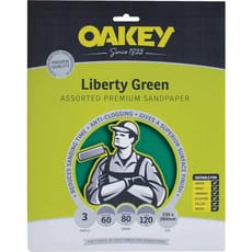 Oakey Green Aluminium Oxide Sandpaper
