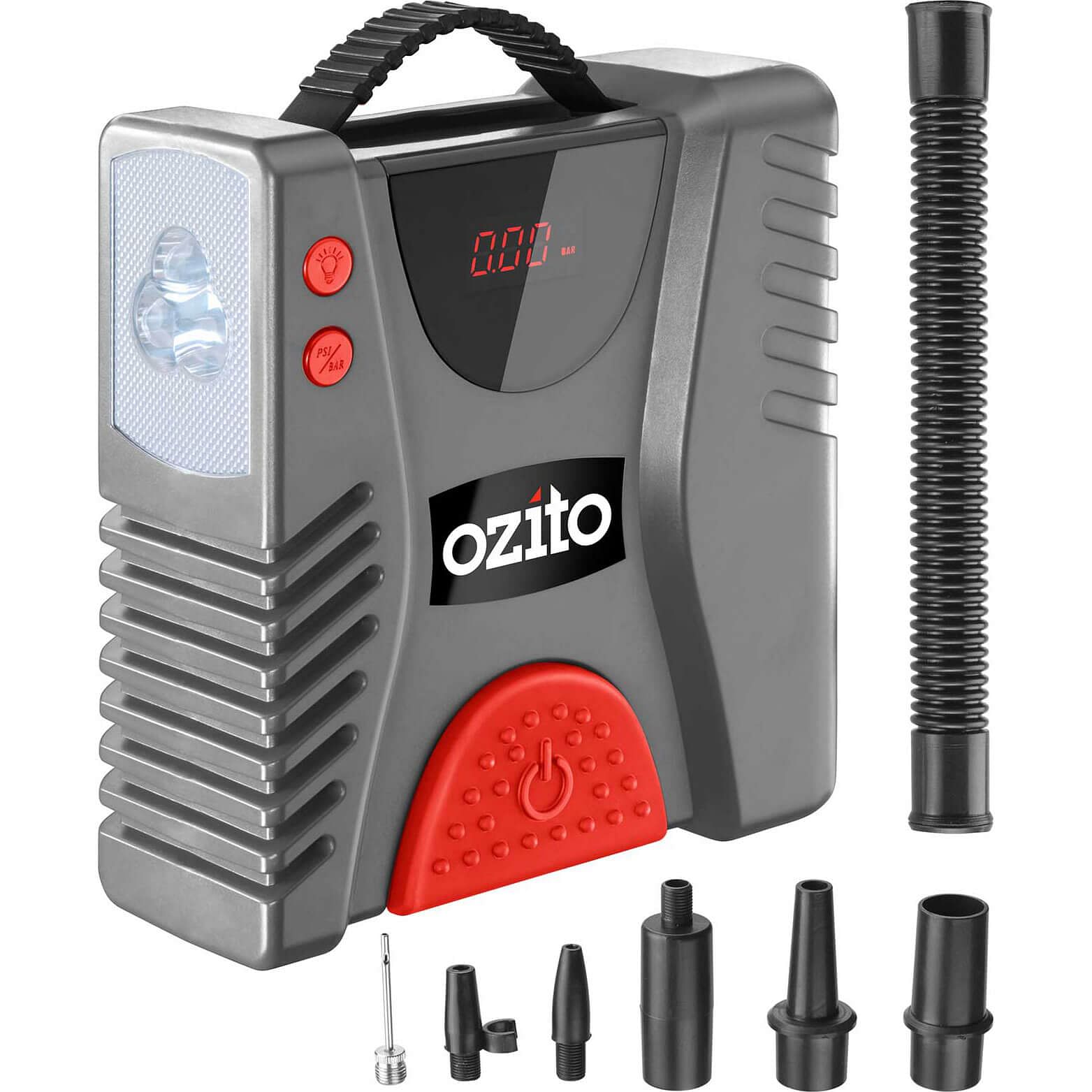 Ozito DMC 1000U Digital Car Van and Inflatable Compressor Air Pump 12v Mini Compressor Air Pumps