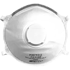 Portwest FFP3 Valved Light Cup Dolomite Dust Masks
