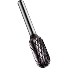 Dormer P805C TiAlN Ball Nosed Cylinder Carbide Burr