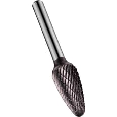 Dormer P811C TiAlN Ball Nosed Tree Carbide Burr