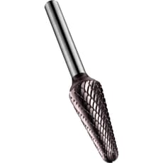 Dormer P821C TiAlN Ball Nosed Cone Carbide Burr