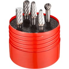 Dormer P88003 5 Piece Solid Carbide Burr Set