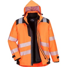 Oxford Weave 300D PW3 3 in 1 Class 3 Hi Vis Jacket