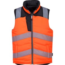Portwest PW3 Reversible Hi Vis Bodywarmer