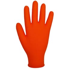 Polyco Bodyguard Finite Orange Heavy Duty Disposable Gloves