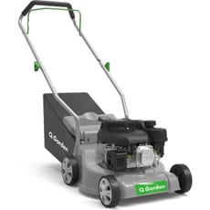 Q Garden QG39-130 Petrol Poly Deck Rotary Lawnmower 390mm