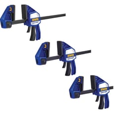 Quick-Grip 3 Piece Heavy Duty Xtreme One Handed Clamp Kit