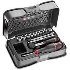 Facom R.161-1P6U 15 Piece 1/4" Drive Hexagon Socket Set Imperial
