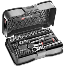Facom R.161-6P6HX 37 Piece 1/4" Drive Socket and Bit Set
