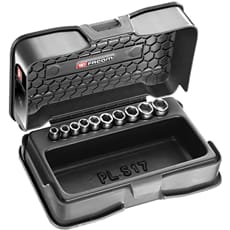 Facom R.401 10 Piece 1/4" Drive Hexagon Socket Set in M Box