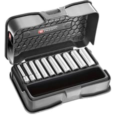 Facom R.405 1/4" Drive 10 Piece Metric 6 Point Deep Socket Set