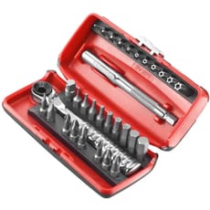 Facom 31 Piece 1/4" Ratchet Bit Driver Set Metric