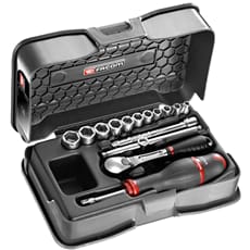 Facom RL.161-2P6 15 Piece 1/4" Drive Hexagon Socket Set