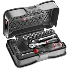 Facom RL.171-4P6 21 Piece 1/4 Drive 6 Point Socket Set