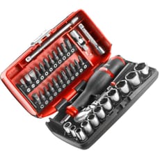 Facom 38 Piece 1/4" Drive Hexagon NANO Socket and Bit Set Metric