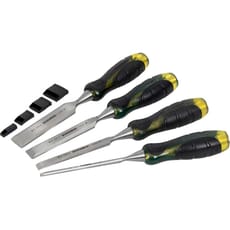 Roughneck 4 Piece Professional Bevel Edge Wood Chisel Set