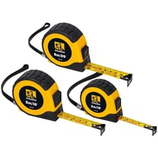 Roughneck EZ Read 3 Piece Tape Measure Set